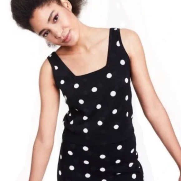 (2x)- Victor Glemaud for Target Polka Dot Tank Top - Picture 1 of 9